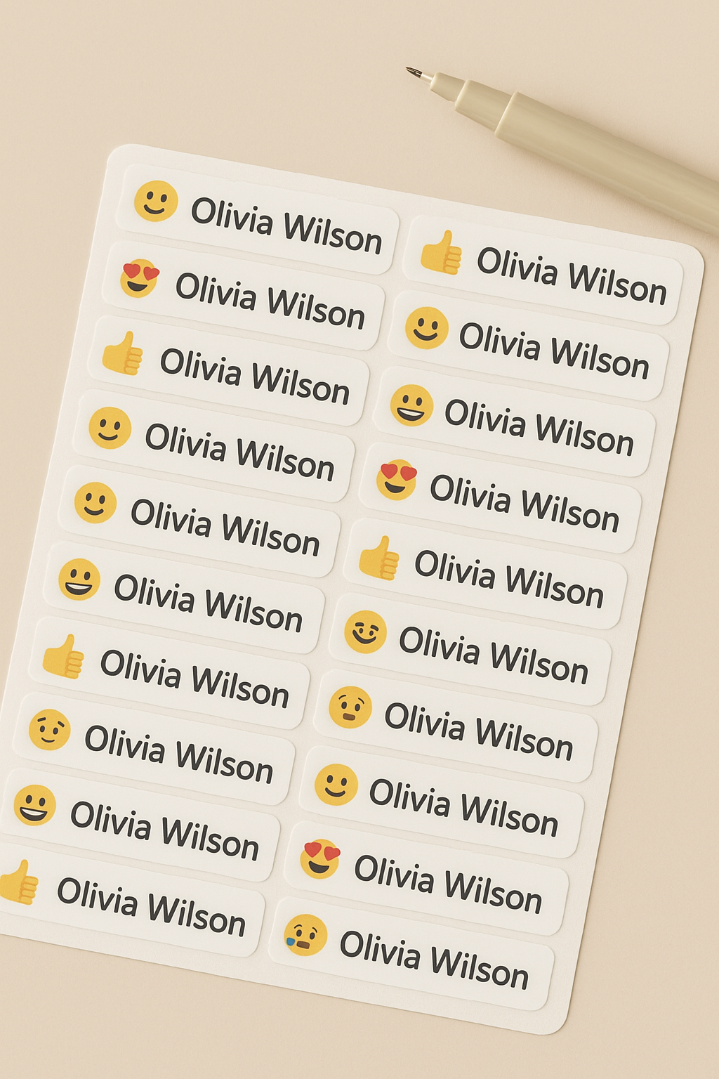 Personalized Name Labels