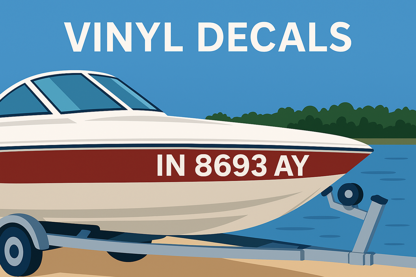 Vinyl Decal Letters & Numbers