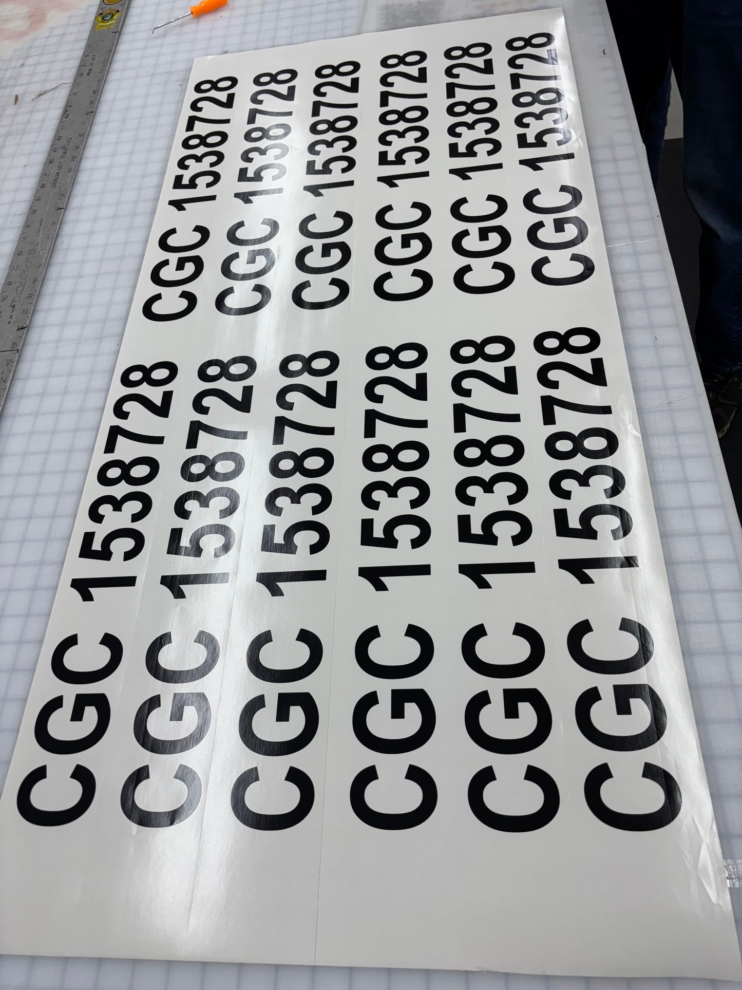Vinyl Decal Letters & Numbers