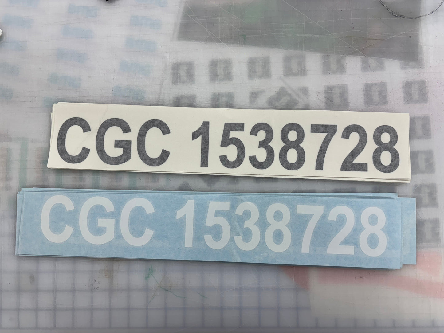 Vinyl Decal Letters & Numbers